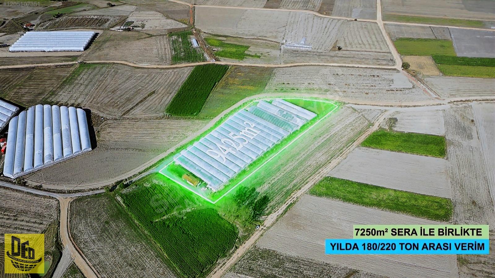 YUNUSPINARI MAH. SATILIK MÜSTAKİL EV VE 7250m2 SERA İŞLETMESİ - DENİZLİ ÇAMELİ fotoğraf 9